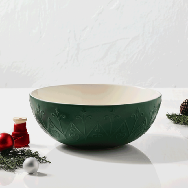 Le Creuset Stoneware Multi Bowl 3L L'Etoile Relief For&ecirc;tFor&ecirc;t image number 5