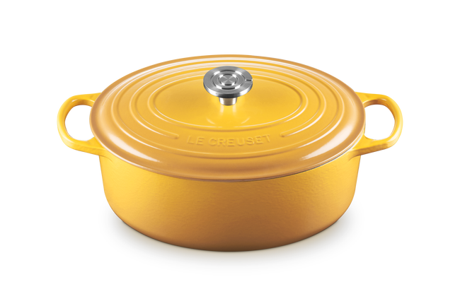 Le Creuset Cast Iron Signature Oval Casserole 31cm NectarNectar image number 2