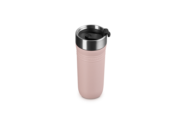 Le Creuset On The Go Travel Mug 350ml Shell PinkShell Pink image number 3