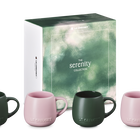 Le Creuset Serenity Stoneware Coupe Mug Set of 4 For&ecirc;t & Sugar PinkFor&ecirc;t & Sugar Pink image number 1