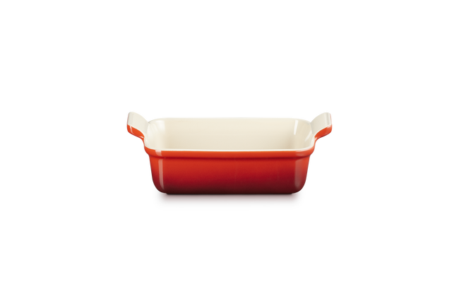 Le Creuset Stoneware Rectangular Dish Heritage 19cm CeriseCerise image number 1