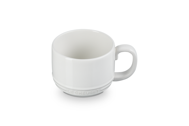 Le Creuset Stoneware San Fran Mug 250ml WhiteWhite image number 2