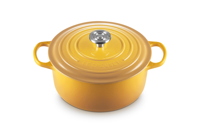 Le Creuset Cast Iron Signature Round Casserole 26cm NectarNectar image number 2