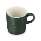 Le Creuset Stoneware Mug 350ml L'Etoile Relief For&ecirc;tFor&ecirc;t image number 2