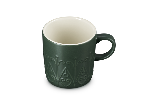 Le Creuset Stoneware Mug 350ml L'Etoile Relief For&ecirc;tFor&ecirc;t image number 2