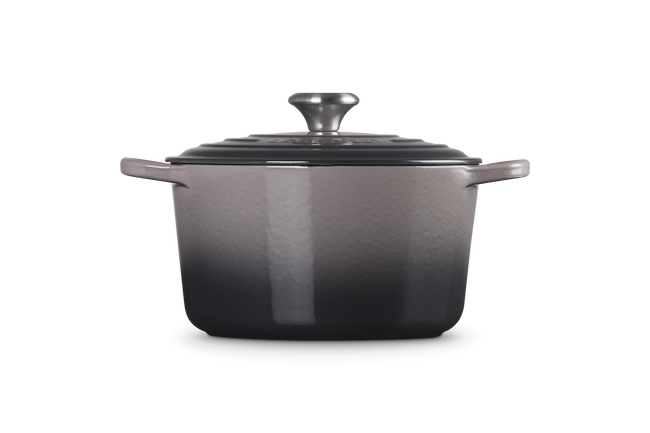 Le Creuset Cast Iron Signature Deep Round Casserole 24cm FlintFlint image number 3