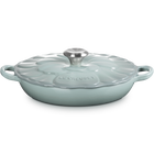 Le Creuset Cast Iron Signature Petal Shallow Casserole 26cm Sea SaltSea Salt image number 1