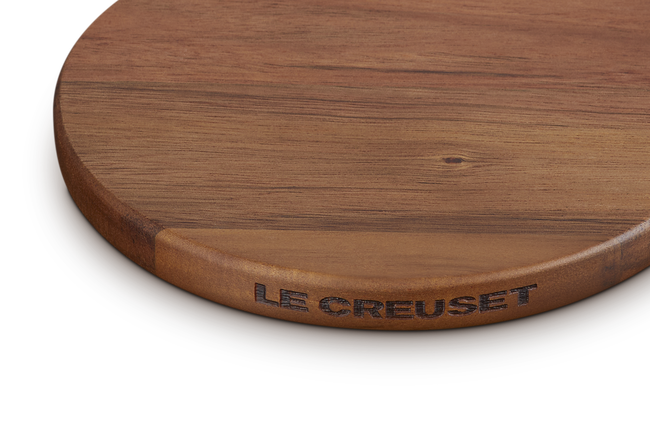 Le Creuset Gourmet Set of 4 Petite Acacia Magnetic Wooden Trivets image number 4
