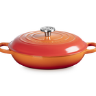 Le Creuset Cast Iron Signature Shallow Casserole 30cm FlameFlame image number 1
