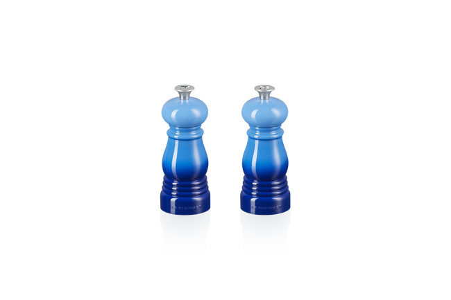 Le Creuset Mini Salt & Pepper Mill Set 11cm Azure BlueAzure Blue image number 9