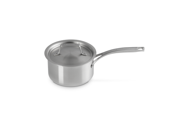 Essential 3-ply Stainless Steel 16cm Saucepan with Lid image number 9