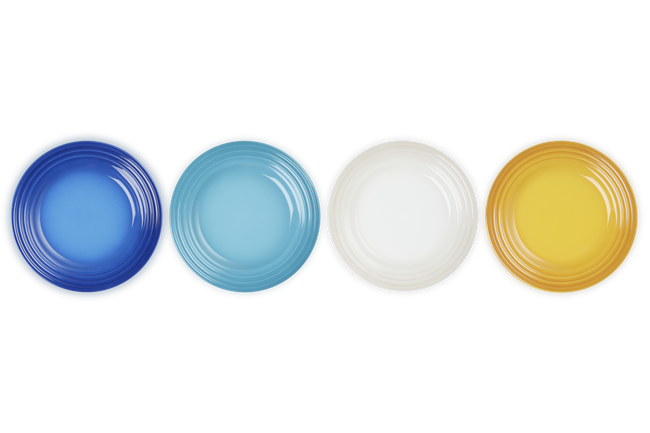 Stoneware Riviera Set of 4 Tea Plates image number 4