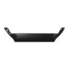 Le Creuset Cast Iron Alpine Outdoor Square Grill 26cm Matte Black image number 3