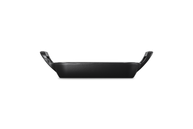 Le Creuset Cast Iron Alpine Outdoor Square Grill 26cm Matte Black image number 3