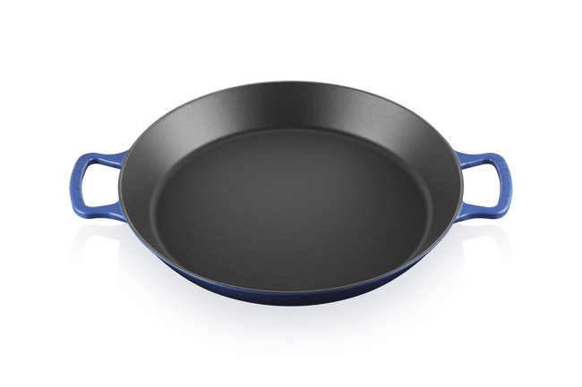 Le Creuset Cast Iron Classic Paella Pan 34cm CobaltCobalt image number 2