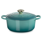 Le Creuset Cast Iron Signature Round Casserole 24cm RivieraRiviera image number 1
