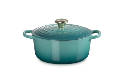 Le Creuset Cast Iron Signature Round Casserole 24cm Riviera