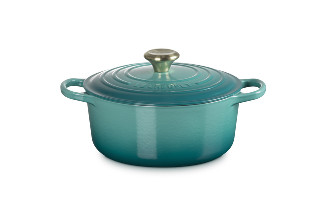 Le Creuset Cast Iron Signature Round Casserole 24cm RivieraRiviera image number 1