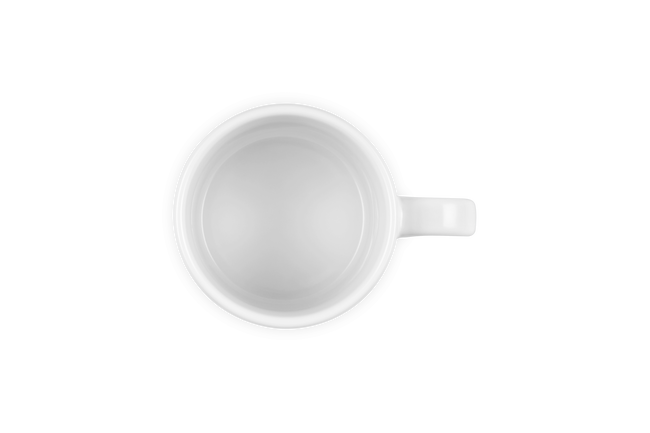 Le Creuset Stoneware Mug 350ml L'Etoile Relief WhiteWhite image number 4