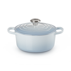 Le Creuset Cast Iron Signature Round Casserole 18cm Coastal BlueCoastal Blue image number 1