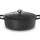 Le Creuset Cast Iron Signature Risotto Pot 30cm Matte BlackMatte Black image number 1