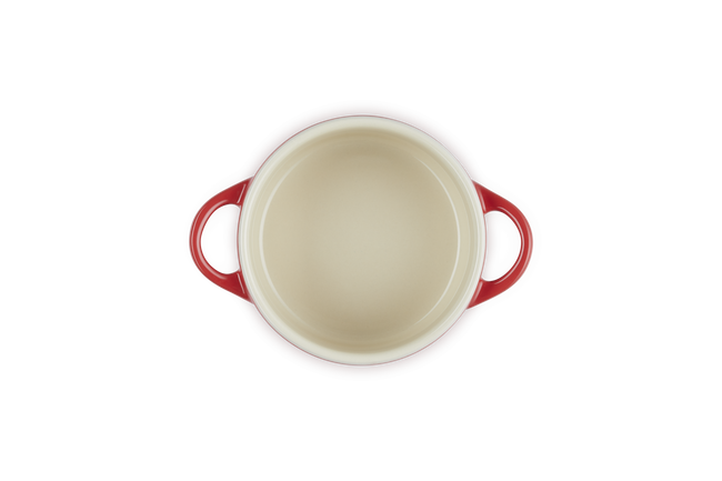 Stoneware Mini Cocotte with Gold Heart Knob image number 4
