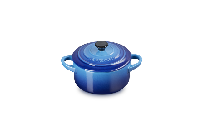 Stoneware Mini CocotteAzure Blue image number 2