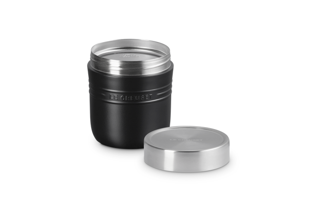 Le Creuset On The Go Food Flask 500ml Matte BlackMatte Black image number 1