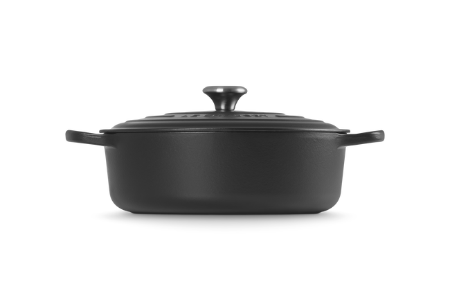 Le Creuset Cast Iron Signature Risotto Pot 30cm Matte BlackMatte Black image number 3