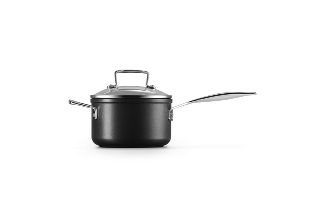 Le Creuset Toughened Non-Stick Saucepan with Glass Lid & Helper Handle image number 3