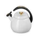 Le Creuset Cloche Kettle with Gold Knob 2.1L WhiteWhite image number 3