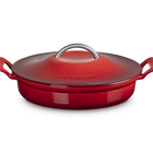 Le Creuset Cast Iron Classic Modern Heritage Shallow Casserole 28cm CeriseCerise image number 1