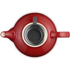 Le Creuset Stoneware Teapot with Stainless Steel Infuser 1.3L CeriseCerise image number 4