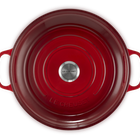 Le Creuset Cast Iron Signature Shallow Casserole 30cm CeriseCerise image number 5