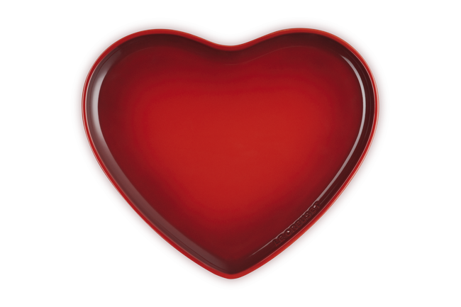 Stoneware Heart Serving Platter image number 4