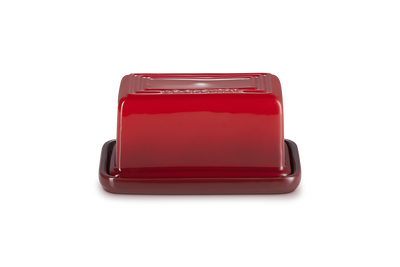 Le Creuset Stoneware Large Butter Dish Cerise