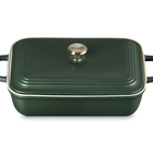 Le Creuset Stoneware Coupe Rectangular Dish with Lid 4L For&ecirc;t image number 2