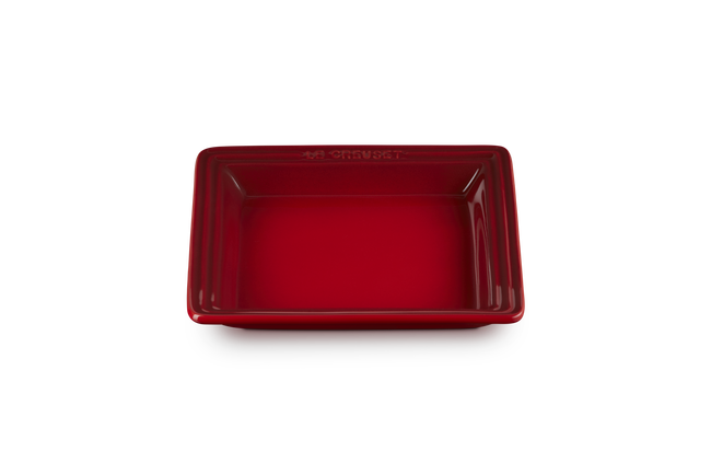 Stoneware Square PlateCerise image number 2