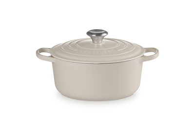Le Creuset Cast Iron Signature Round Casserole 26cm Brioche