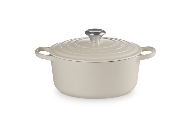 Le Creuset Cast Iron Signature Round Casserole 26cm BriocheBrioche image number 1