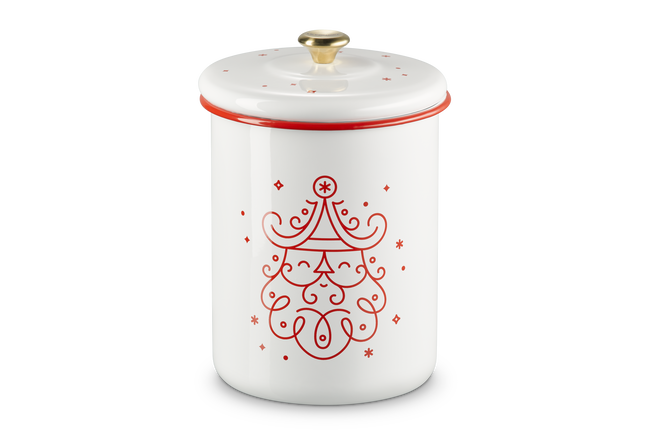 Le Creuset Cookie Jar Noel 4L White image number 1