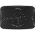 Le Creuset Cast Iron Alpine Outdoor Rectangular Griddle 40cm Matte Black image number 4