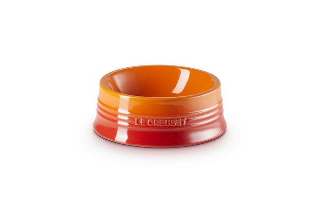Le Creuset Stoneware Large Dog Bowl 800ml FlameFlame image number 1