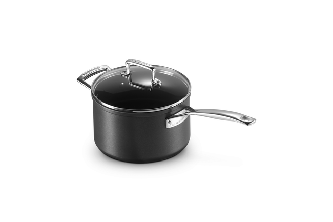 Le Creuset Toughened Non-Stick Saucepan with Glass Lid & Helper Handle image number 8
