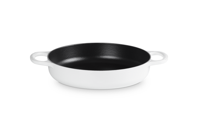 Le Creuset Cast Iron Signature Everyday Pan 28cm WhiteWhite image number 1