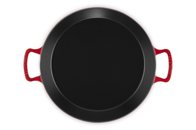 Le Creuset Cast Iron Classic Paella Pan 34cm CeriseCerise image number 4