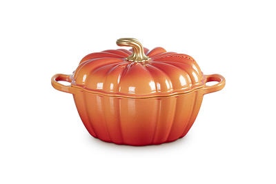 Le Creuset Cast Iron Signature Pumpkin Casserole 24cm Flamme Dor&ecirc;e