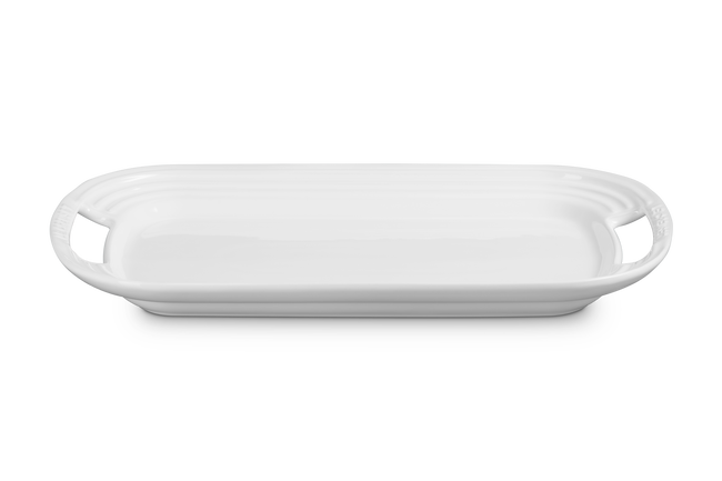 Stoneware BBQ PlatterWhite image number 1