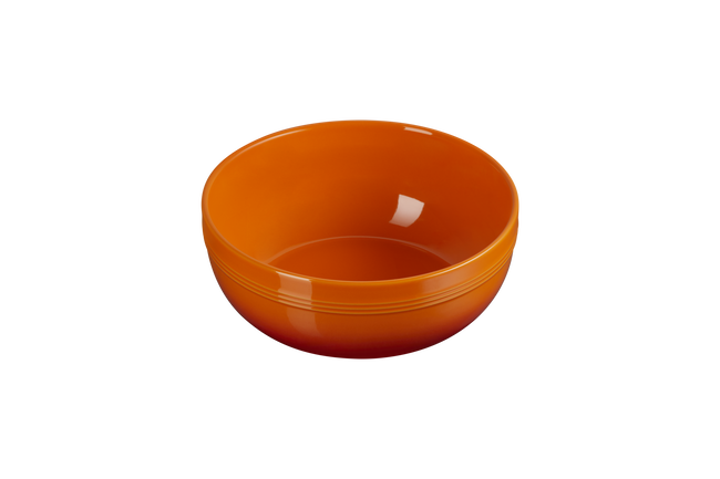 Stoneware Coupe Serving BowlFlame image number 2