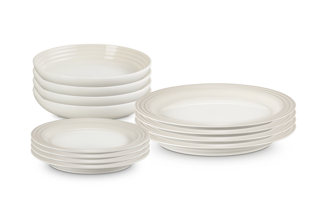 Le Creuset Stoneware Vancouver 12-piece Dinnerware Set image number 1